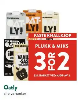 Jacobs Oatly tilbud