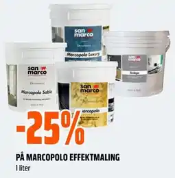 Obs Bygg PÅ MARCOPOLO EFFEKTMALING tilbud
