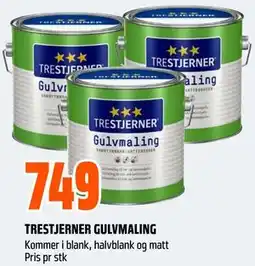 Obs Bygg TRESTJERNER GULVMALING tilbud