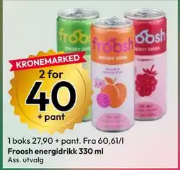 Gigaboks Froosh energidrikk 330 ml tilbud