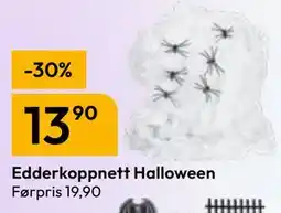 Gigaboks Edderkoppnett Halloween tilbud
