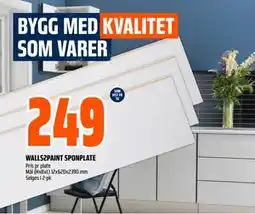 Obs Bygg WALLS2PAINT SPONPLATE tilbud