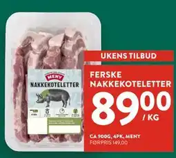 Jacobs FERSKE NAKKEKOTELETTER tilbud