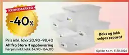 Gigaboks Alt fra Store It oppbevaring tilbud