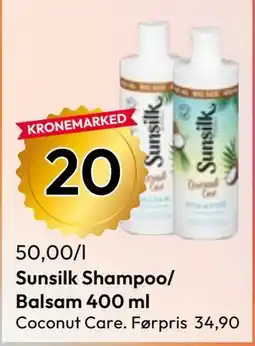 Gigaboks Sunsilk Shampoo/ Balsam 400 ml tilbud