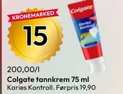 Gigaboks Colgate tannkrem tilbud