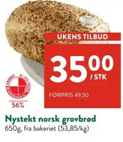 Jacobs Nystekt norsk grovbrød tilbud