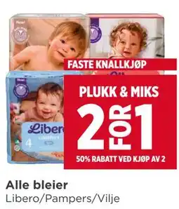 Meny Alle bleier tilbud