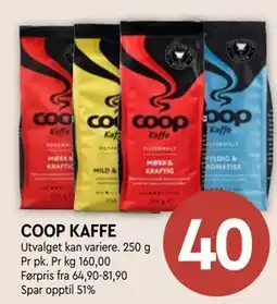 Coop Mega COOP KAFFE tilbud
