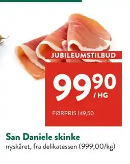 Jacobs San Daniele skinke tilbud