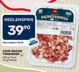 Matkroken COOP BACONTERNINGER tilbud
