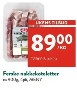 Jacobs Ferske nakkekoteletter tilbud