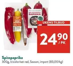Jacobs Spisspaprika tilbud