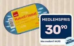 Matkroken Makrell i tomat tilbud
