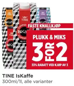 Meny TINE IsKaffe tilbud