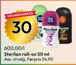 Gigaboks Sterilan roll-on tilbud