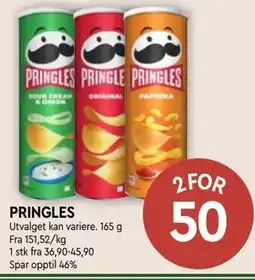 Coop Mega PRINGLES tilbud