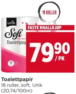 Meny Toalettpapir tilbud