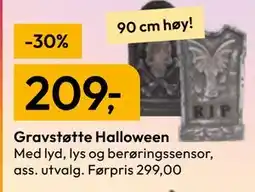 Gigaboks Gravstøtte Halloween tilbud