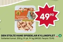 Coop Marked DEN STOLTE HANE SPISEKLAR KYLLINGFILET tilbud