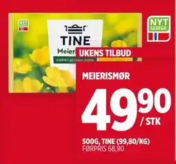 Meny MEIERISMØR tilbud