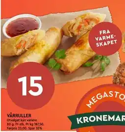 Coop Mega VÅRRULLER tilbud