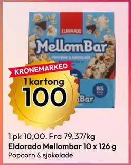 Gigaboks Eldorado Mellombar 10 x 126 g tilbud