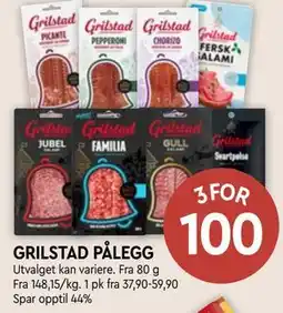 Coop Mega GRILSTAD PÅLEGG tilbud