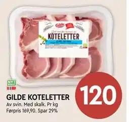 Coop Mega GILDE KOTELETTER tilbud