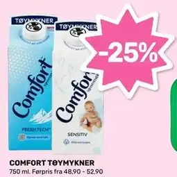 Coop Marked COMFORT TØYMYKNER tilbud