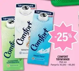 Coop Prix COMFORT TØYMYKNER tilbud