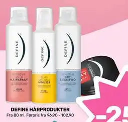 Matkroken DEFINE HÅRPRODUKTER tilbud