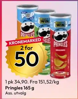 Gigaboks Pringles 165 g tilbud