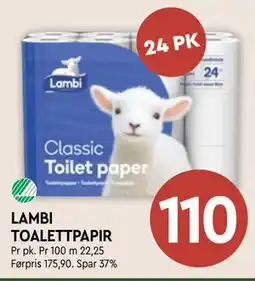 Coop Mega LAMBI TOALETTPAPIR tilbud
