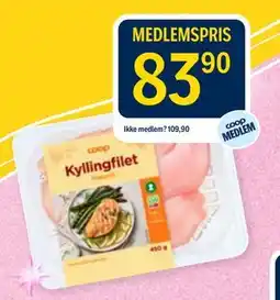 Coop Prix Coop Kyllingfilet tilbud