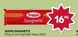 Coop Marked SOPPS SPAGHETTI tilbud