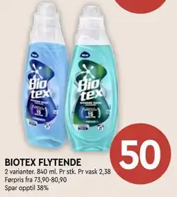 Coop Mega BIOTEX FLYTENDE tilbud