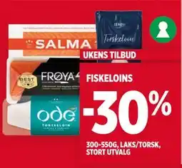 Meny FISKELOINS tilbud