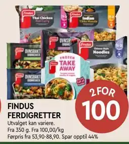 Coop Mega FINDUS FERDIGRETTER tilbud