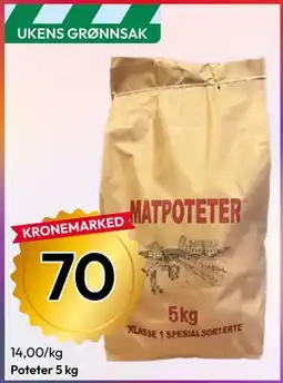 Gigaboks Poteter 5 kg tilbud