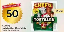 Gigaboks Hvetetortillas 30 cm 1620 g tilbud