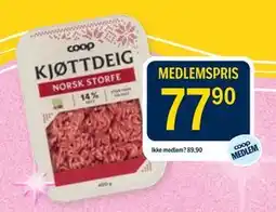 Coop Prix Coop Kjøttdeig tilbud