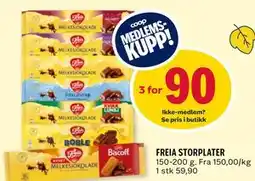 Coop Prix FREIA STORPLATER, Medlemspris tilbud
