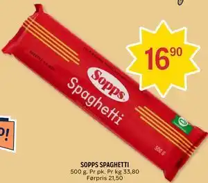 SOPPS SPAGHETTI