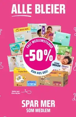 Coop Obs ALLE BLEIER tilbud