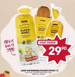 Matkroken COOP SUPERBRØD/SKÅRET/FRYST tilbud