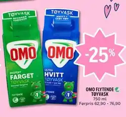 Coop Prix OMO FLYTENDE TØYVASK tilbud
