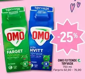 Coop Prix OMO FLYTENDE TØYVASK tilbud