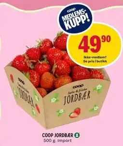 Coop Prix COOP JORDBÆR, Medlemspris tilbud