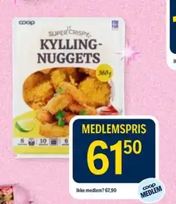 Coop Prix Coop Super Crispy Kyllingnuggets tilbud
